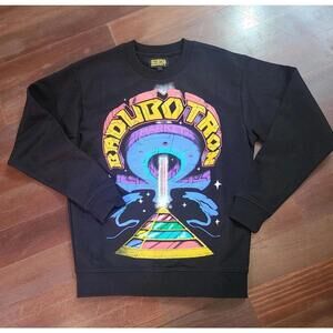 Chinatown Market Pullover Badu Abduction Badubotron Black Crewneck Fleece NEW